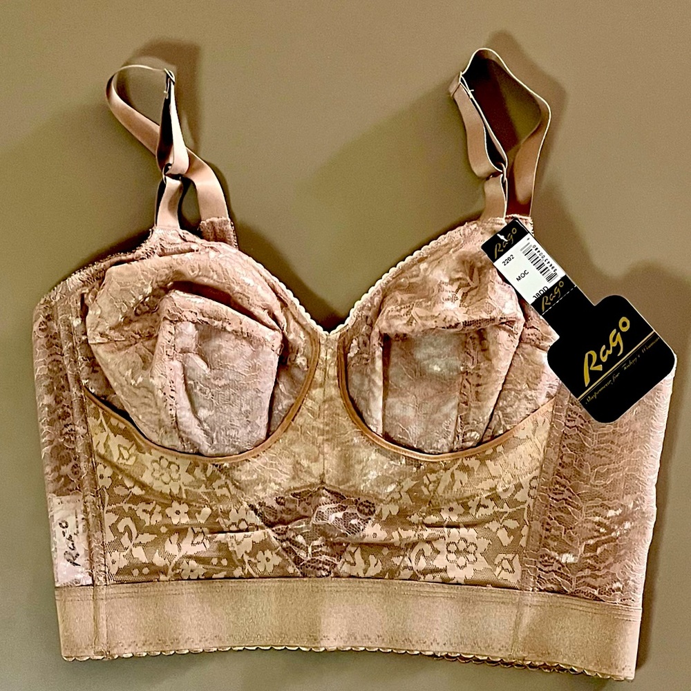 Rago Longline Wireless Expandable Cup Bra